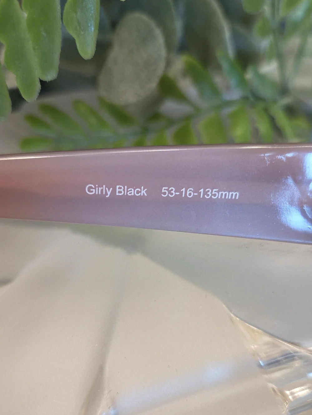 BEBE Black Frames with Pink Temples Rectangular Glasses EUC
